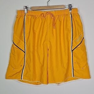 SPEEDO yellow XL swim shorts